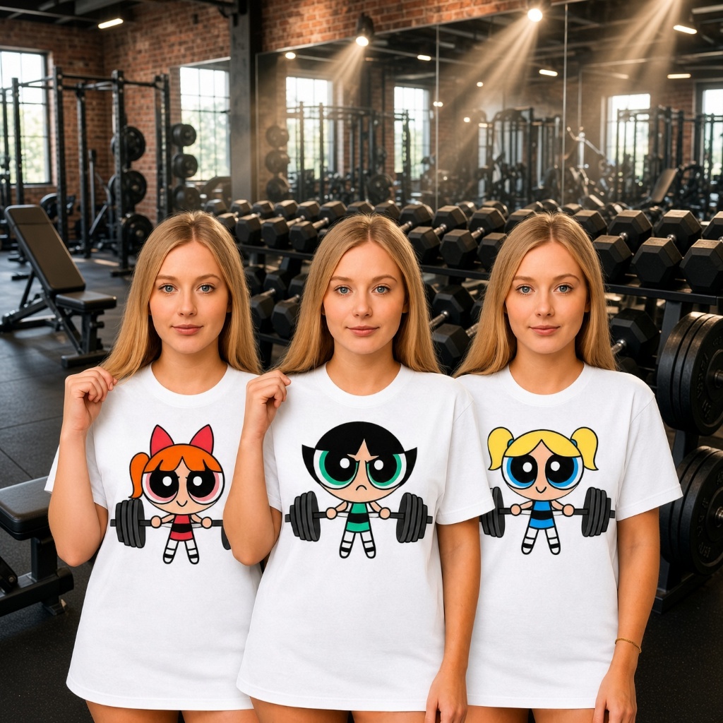 Kit 3 Camisetas Camisas Femininas Masculinas De Treino 100% Algodão 30.1 Super Poderosas Estilosas