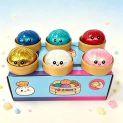 Squishies De Bolinho Caixa De Brilho Gigante Brinquedos Sensoriais Coloridos Bola De Alívio De Estresse Presente