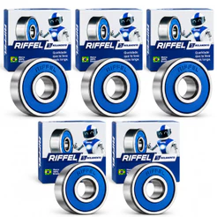 Rolamentos Moto FAZER 150/FACTOR150/125/FAZER 250 (Riffel) Roda Dianteira + Traseira + Coroa.