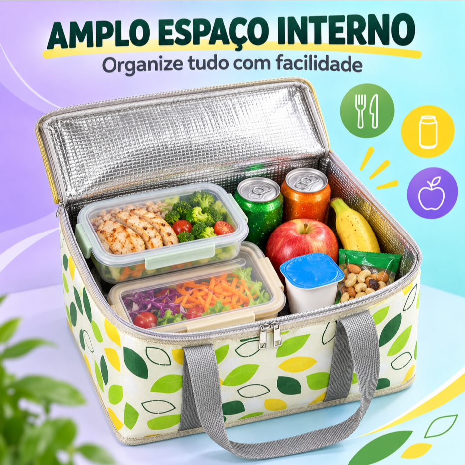 Bolsa para MarmitaBolsa Térmica PortátilBolsa Térmica para PiqueniqueBolsa Térmica Quente e FrioBolsa Térmica Xadrez