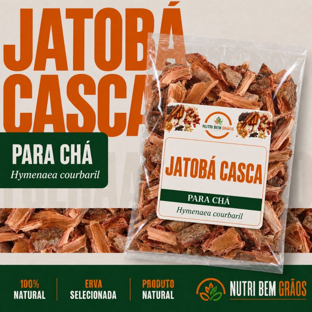 Jatobá em Casca Natural Chá - Hymenaea courbaril - Produto Selecionado Premium