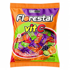 Balas Dura Vit C Sortida 500g Florestal