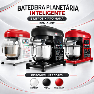 Batedeira Planetária Inteligente 5 Litros PRO MANÁ BPM-5-INT