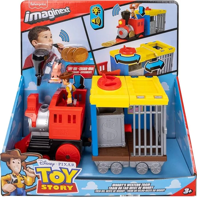 Imaginext Trem do Velho Oeste do Woody Toy Story - Mattel JLC38