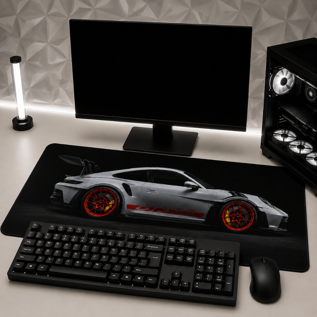 Mouse Pad Base Emborrachada para Teclado e Mouse Gamer Desk Pad Antiderrapante Grande Alta Precisão