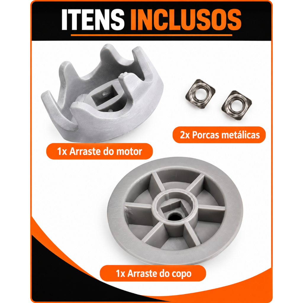 Liquidificador Oster Kit Arraste Copo e Motor do Oster Oliq 610 Power 1400w