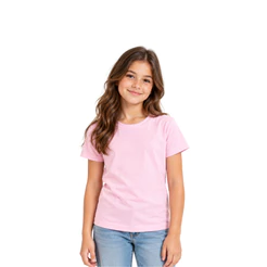 Camiseta Infantil Unissex Tradicional Algodão Blusa Lisa