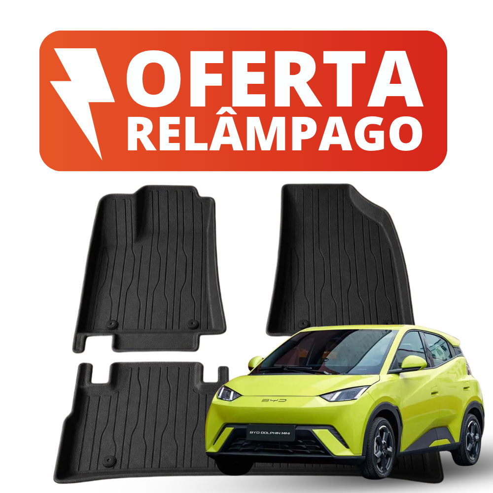 Jogo de Tapetes Byd Mini Dolphin Com 3 Peças Premium Bandeja De Borracha Tpe 3D 2024 - 2026