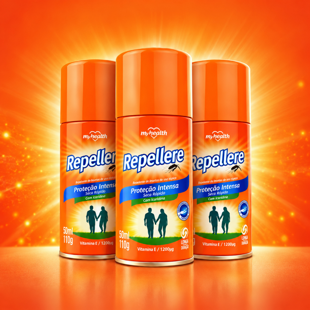 Repelente Repelerre Aerossol My Health Proteção De Até 4 Horas Para Toda Família 150ml Contra Dengue