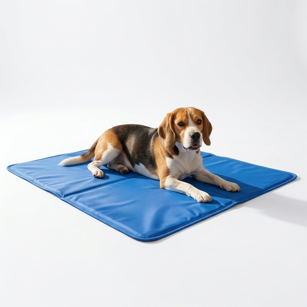 Tapete Gelado Refrescante para Cães e Gatos 65x50cm – Alivia Calor, Anti-Ansiedade, Conforto Pet