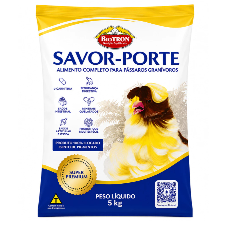 Biotron Farinhada Para Canário Savor Porte 5kg