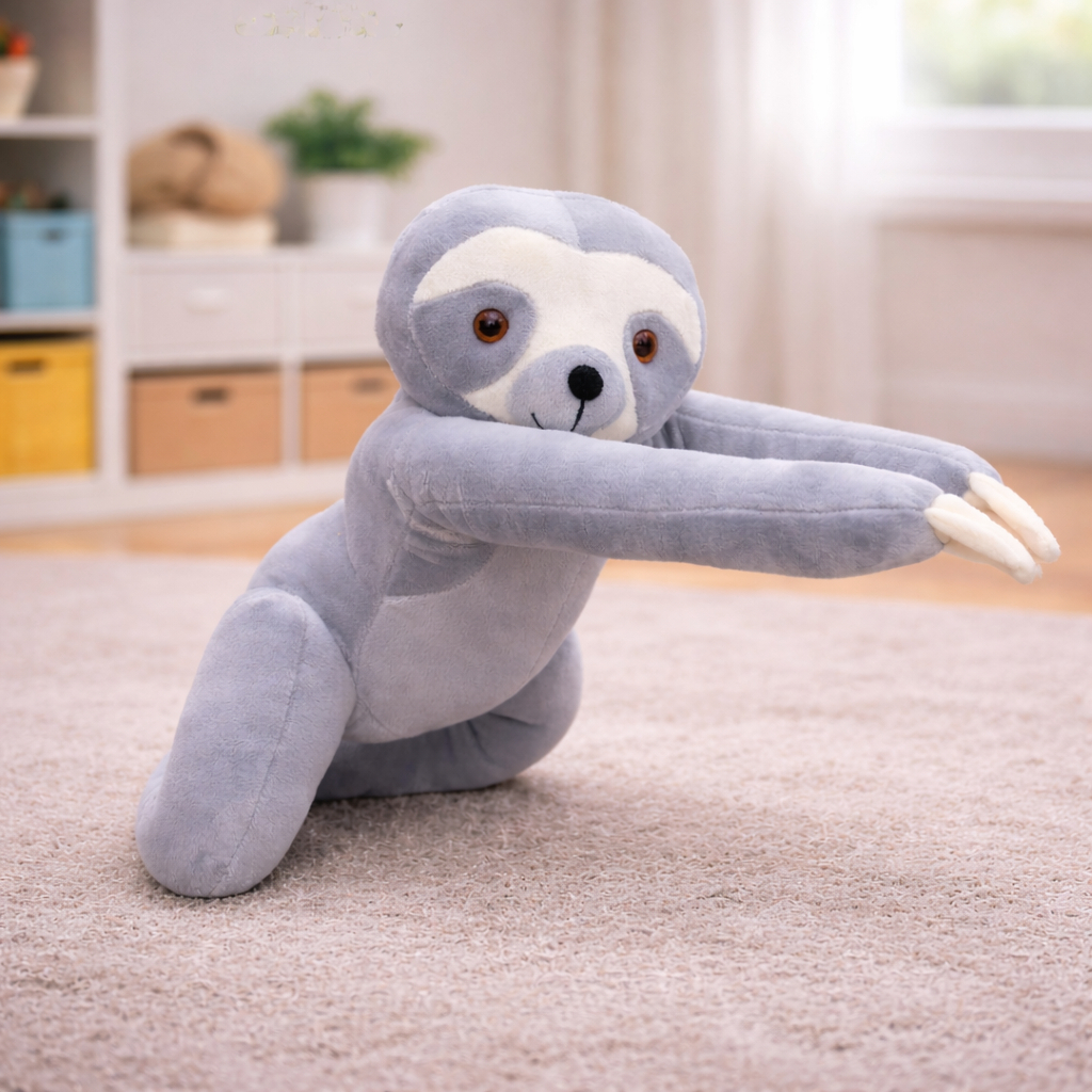 Escolha Sua Pelúcia Abraço Feliz Bichinho Preguiça Brinquedo Grande Festa Presente Nicho Se Pendura