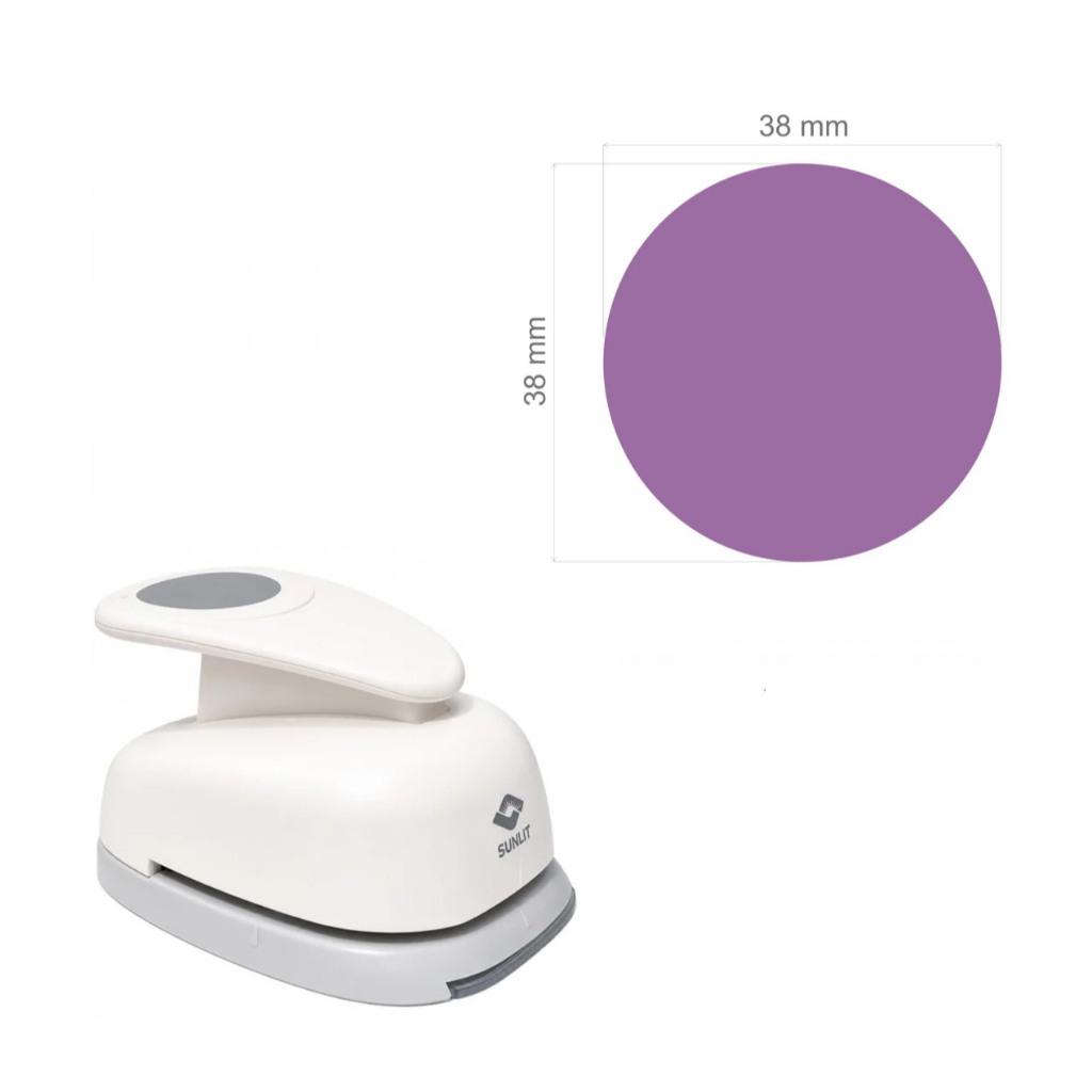 Furador Scrapbook Gigante Para Papel - Circulo Liso 3,8cm