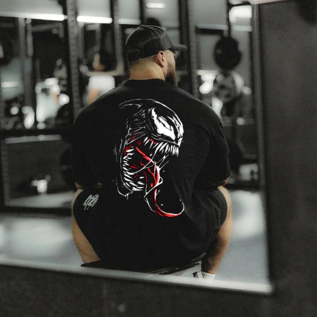 Camiseta Camisa Oversized Grande Academia Varias Estampa Venom Fit Camisa 100% Algodão Lançamento