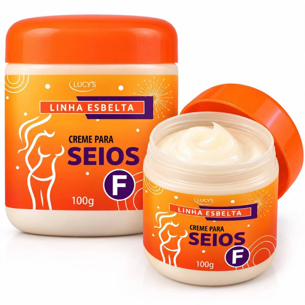 Creme Seios F Firma os Seios deixa Durinho e Tonifica Lucy's 100g
