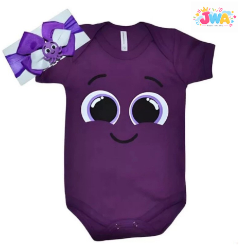 Body Temático Bolofofo+Laço Mesversário