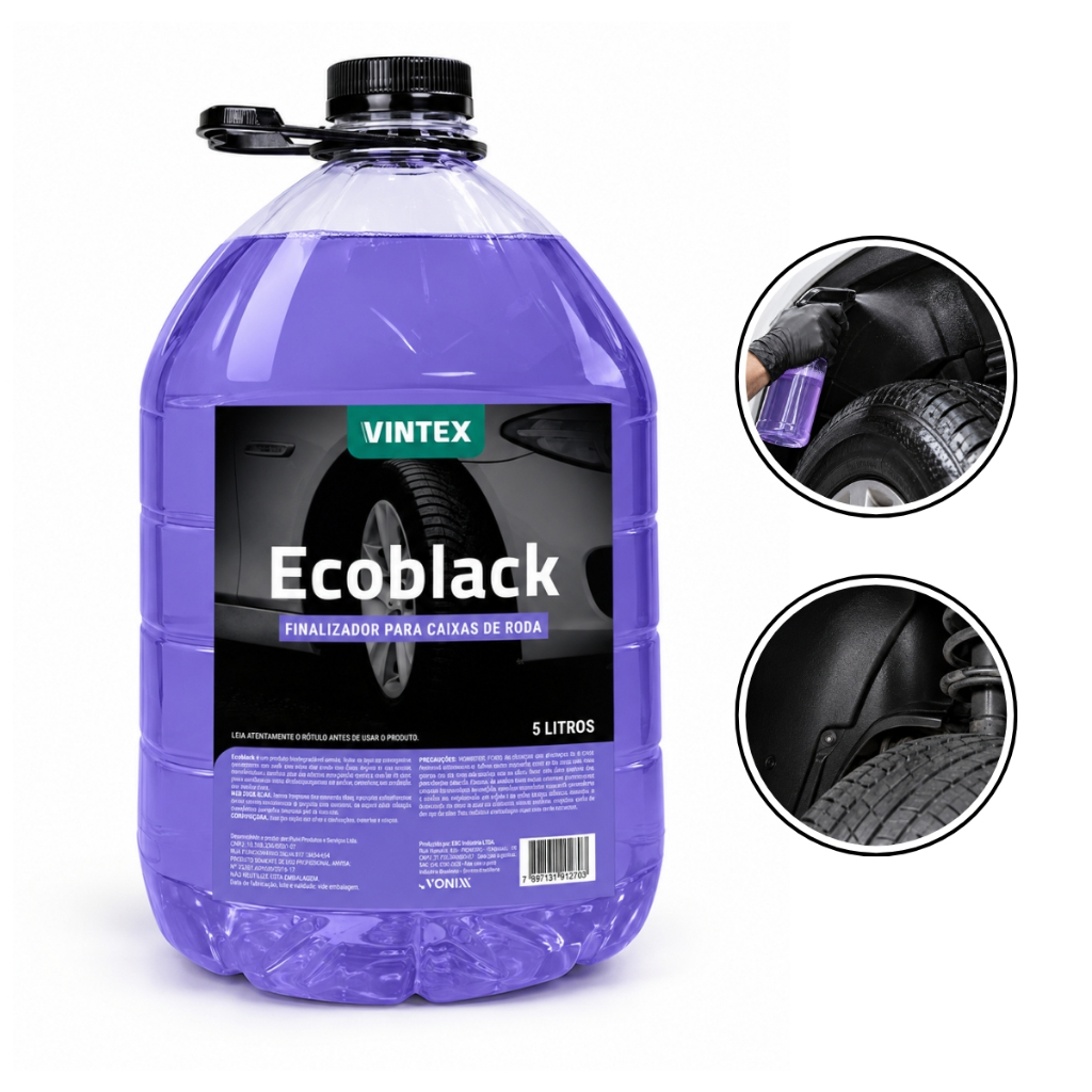 Ecoblack 5l Vintex Finalizador Para Caixas De Roda Vonixx