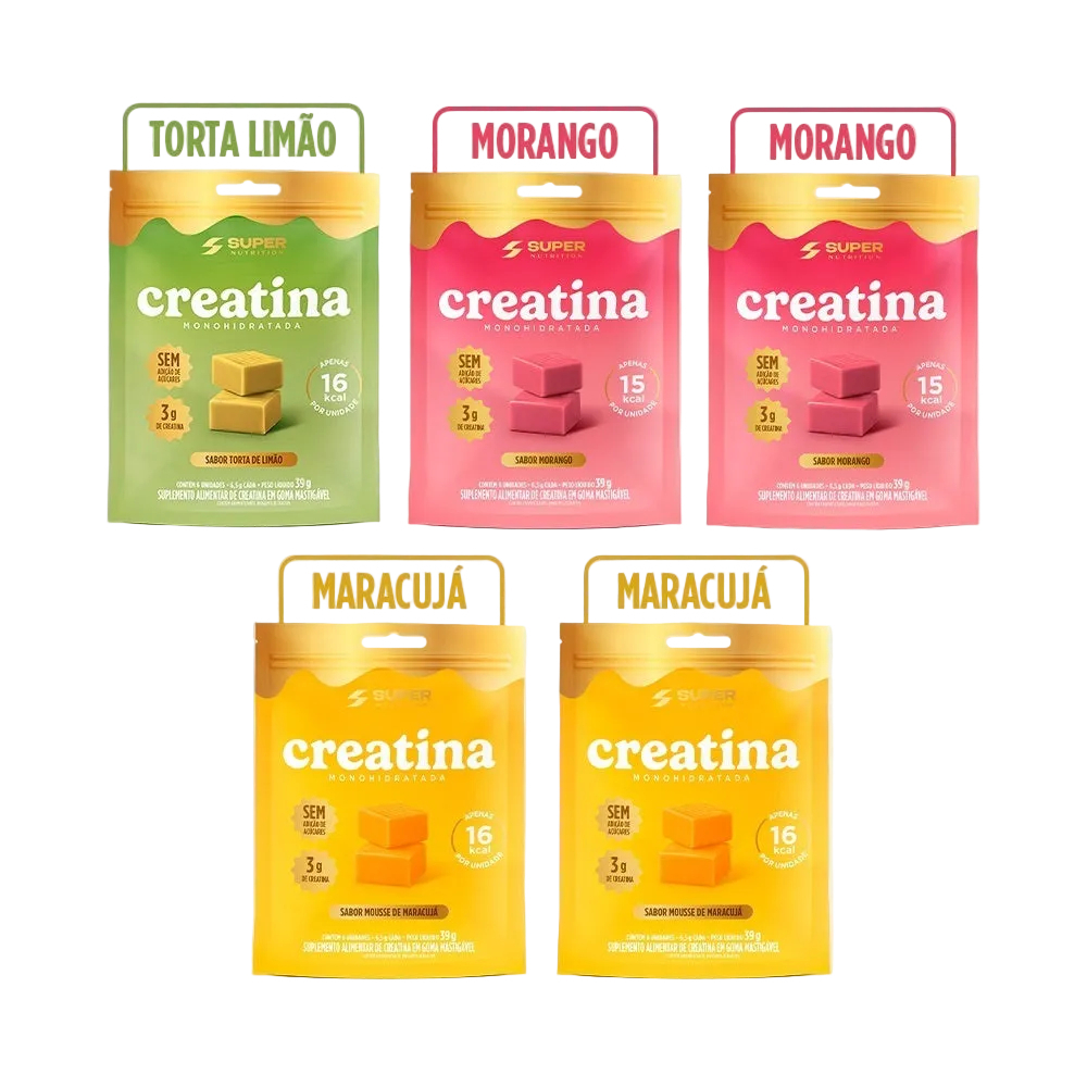 Degustação Completa Caramelos de Creatina Super Nutrition