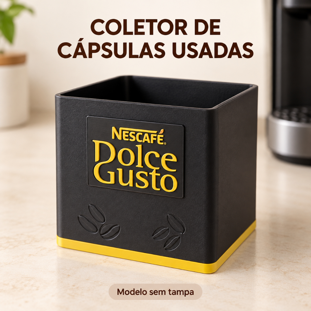 Coletor de Cápsulas Usadas para Dolce Gusto Sem Tampa Cantinho do Café