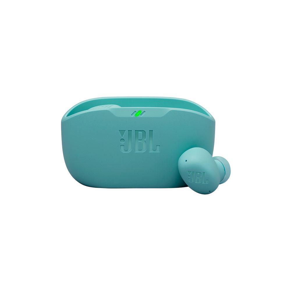 Fone de Ouvido JBL Wave Buds 2 Bluetooth Sem Fio Azul