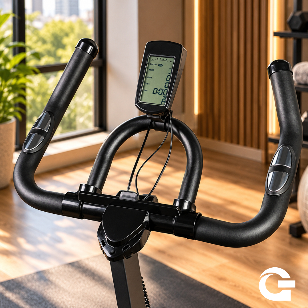 Bicicleta Ergométrica Spinning Gallant Trainer Roda de 6kg (GSB06HBTA-PT) · foto 2