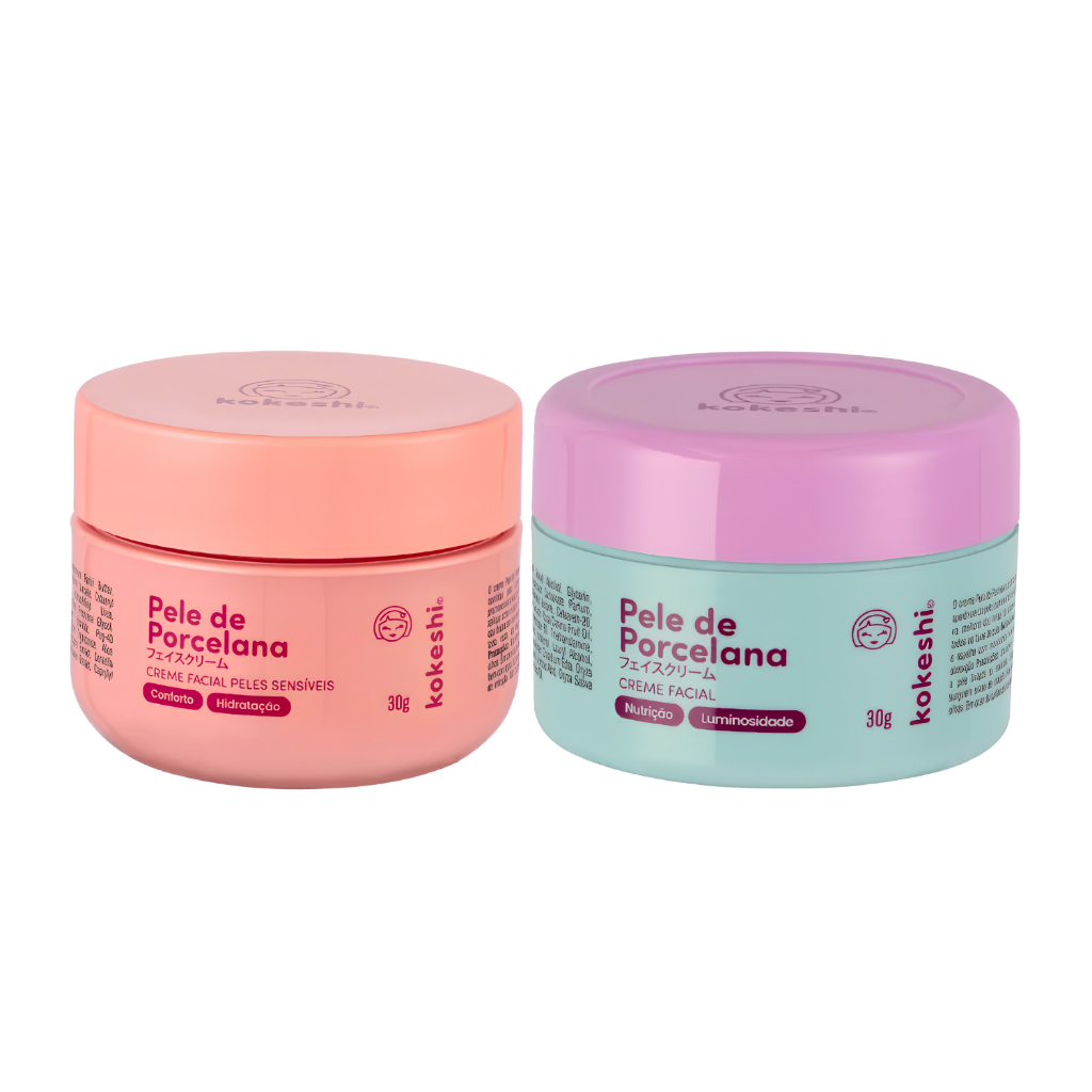 Kit Pele de Porcelana e Pele de porcelana Sensiveis