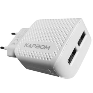 Fonte Carregador Celular Rápido 2 Entradas USB 3.1A Kapbom KA-373 372 375 5601