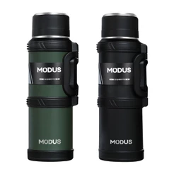 MODUS Garrafa Térmica Inox 2.4Litros Com Alça, Tampa Copo Duas Tampas Internas