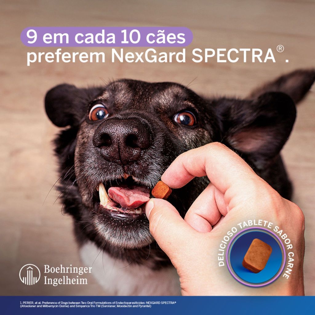 Nexgard Spectra Cães de 2kg a 60kg Antipulgas e Carrapatos Com 1 Tablete — imagem 2 de 2
