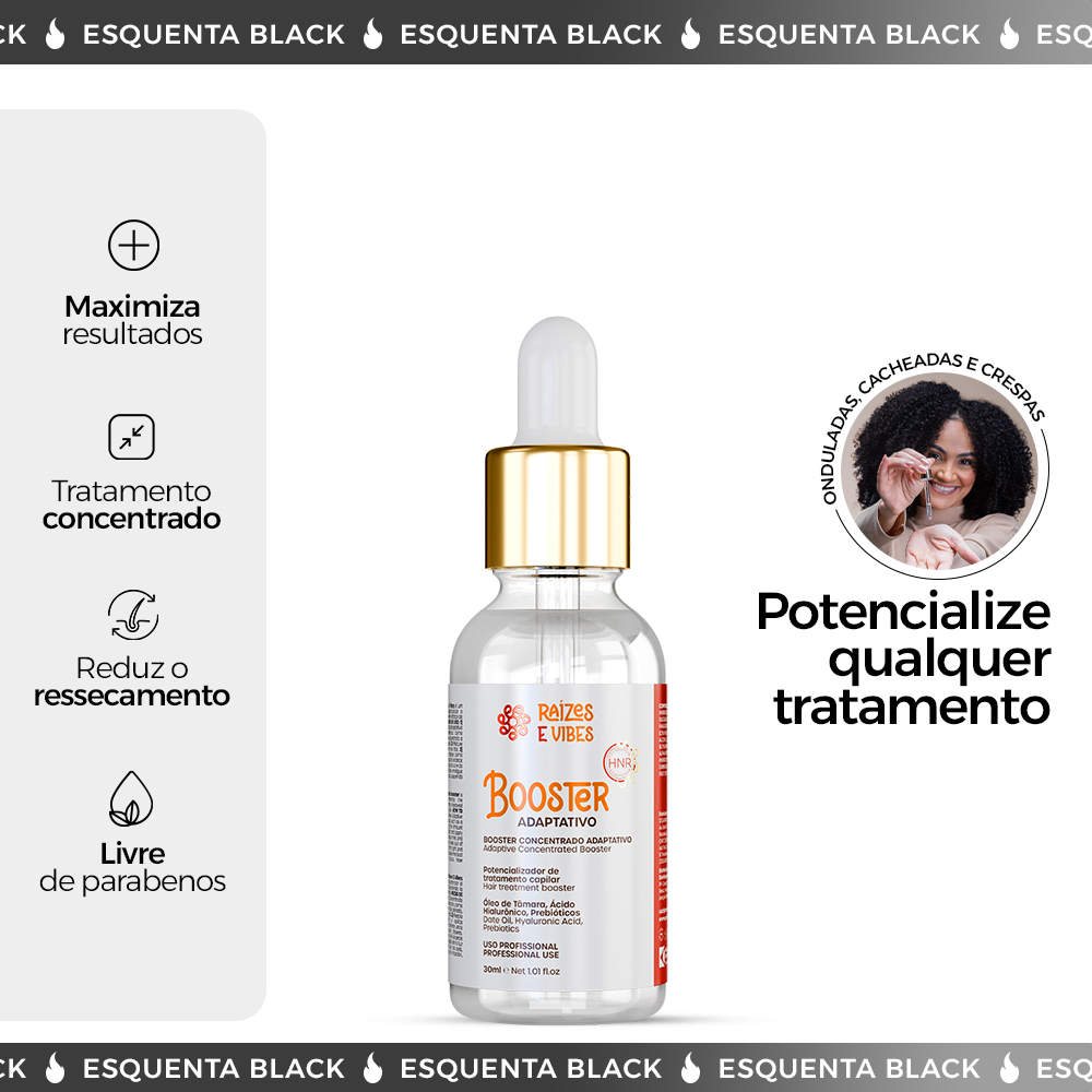 Booster de Cachos: Definição Natural | Raízes & Vibes 30ml