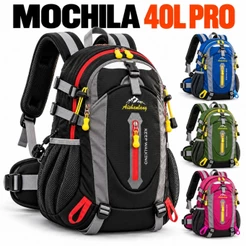 Mochila 40l Trilha Camping Viagem Esportiva Ar Livre Acampamento Trekking Confortável Cinto Lombar Impermeável Reforçada
