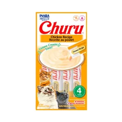 Petisco Churu Para Gatos Sabor Frango 56g - 4 Churu 14g Cada