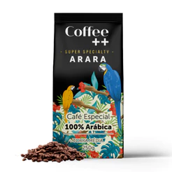 Café Especial em Grãos Coffee Mais Arara 100% Arábica Torra Média 250g Notas de Chocolate, Caramelo e Maracujá
