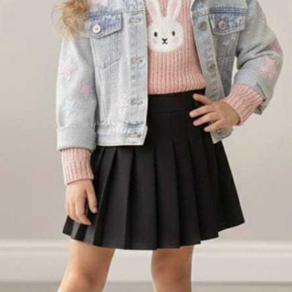 Saia Short Infantil Plissada Alfaiataria com Shortinho Embutido Moda Menina Blogueira Confortável em Oferta na Shopee