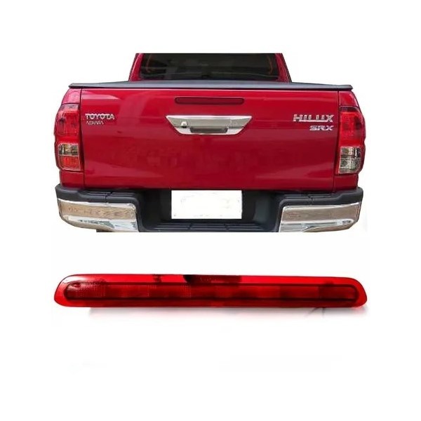 Break Light Luz Tampa Traseira Toyota Hilux 2016 2017 2018 2019 2020 2021 2022 2023 2024 2025 Vermelho Luz de Freio
