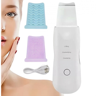 Caneta Peeling Ultrassônico Ionização Facial Portátil Limpeza Profunda Cravos Acne em Oferta na Shopee