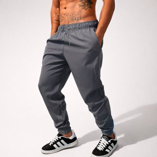 Calça Jogger Masculina Tactel com Elastano Academia Treino Fitness Slim Dry Fit Esportiva Leve em Oferta na Shopee