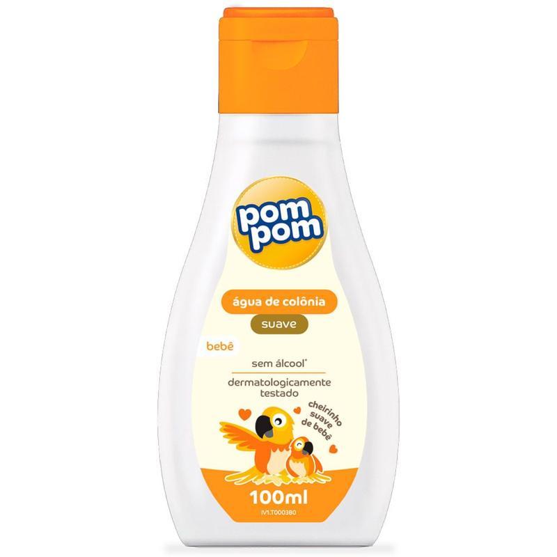 Colônia Infantil PomPom Cheirinho de Bebê Fragrância Suave Hipoalergênico Seguro para Recém Nascido