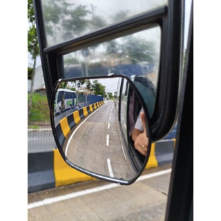 Espelho Auxiliar Convexo Retrovisor para Ônibus e Caminhão Com Prendedor olho de gato (10x14cm) em Oferta na Shopee