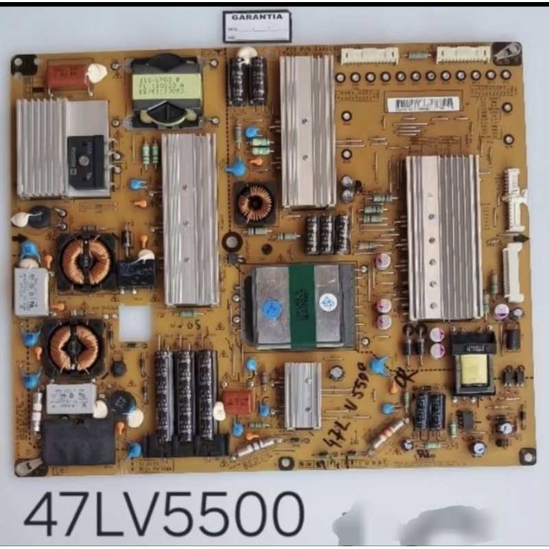 PLACA DA FONTE TV LG 47LV5500 EAX62865401/8  FOTOS, VÍDEO  E DESCRIÇÃO