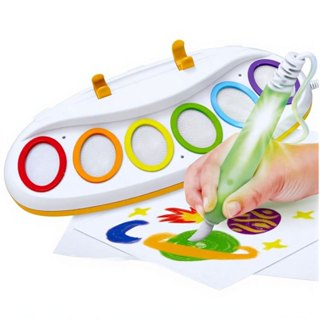 Kit Pintura Mágica Desenho Pincel com Luz Infantil Brinquedo em Oferta na Shopee