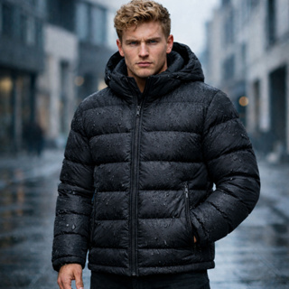 Jaqueta Puffer Bobojaco Corta Vento Nylon Frio Reforçada Inverno Unissex em Oferta na Shopee