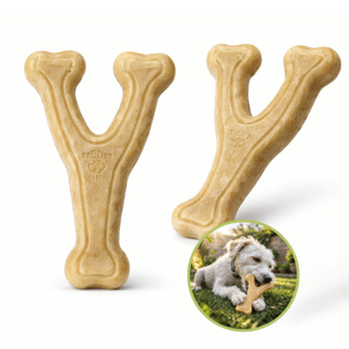 Osso Mordedor Bamboo Toys Forquilha Pequena Aroma Bacon ou Frango Para Cães em Oferta na Shopee