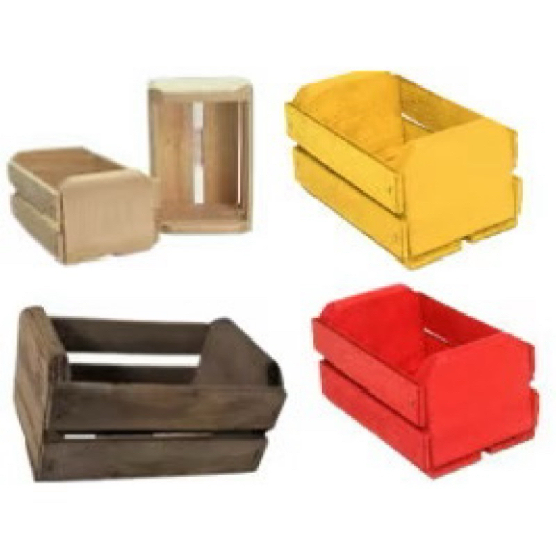 MINI CAIXOTE MADEIRA PINUS | COLORIDO | CESTAS | PRESENTES | ANIVERSÁRIOS | PÁSCOA | CHOCOLATES | CAIXAS | LEMBRANCINHAS