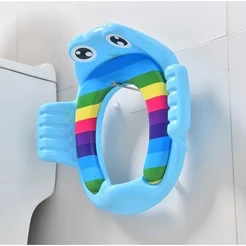 Assento Redutor para Vaso Sanitário Assento Infantil Treinamento Desfralde Bebê Almofadado Sapo