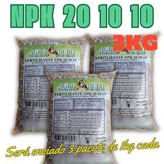Adubo Npk 20 10 10 - 3Kg Para Cobertura Do Seu Gramado em Oferta na Shopee