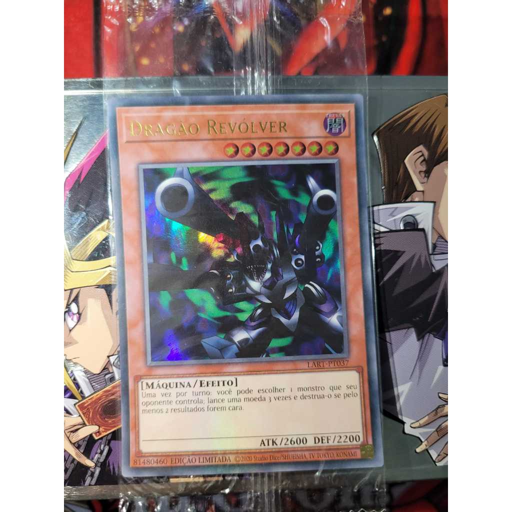 Dragão Revólver - Barrel Dragon - LOST ART - Raridade ULTRA - Yugioh! Original Konami - LACRADO.