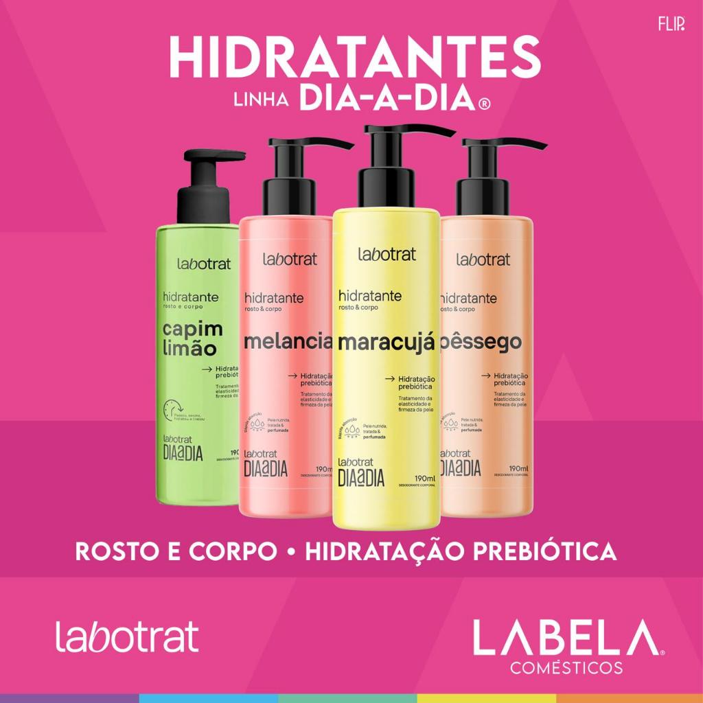 Hidratante Cheiro de Fruta Corporal Corpo e Rosto Labotrat Corporal e Facial 190ml — R$ 27,99 em Shopee