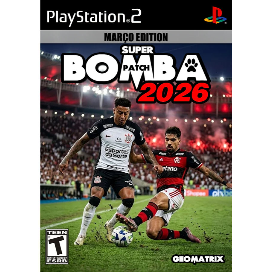 ⚽Bomba Patch Março 2026 PS2 Atualizado V7 - Times Brasileirão Jogo de Futebol DVD Mídia Física Para PS2 Desbloqueado ⚽Bomba Patch Março 2026 PS2 Atualizado V7 - Times Brasileirão Jogo de Futebol DVD Mídia Física Para PS2 Desbloqueado