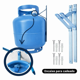 02 Suportes De Parede Cozinha Casa Para Botijão De Gás em Oferta na Shopee